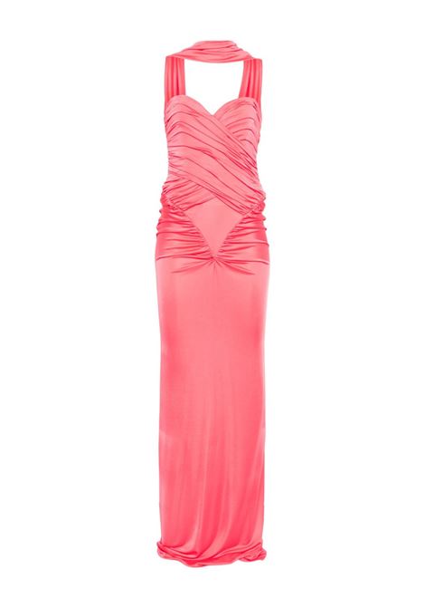 Abito da sera con scollo a cuore in rosa The new arrivals ilkyaz ozel - donna